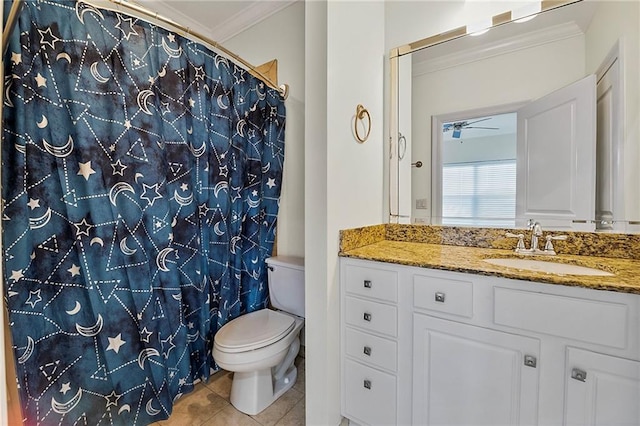 8000 Stonelake Village Ave Unit 406, Baton Rouge, LA 70820 - full bath with crown molding, tile patterned flooring, and vanity