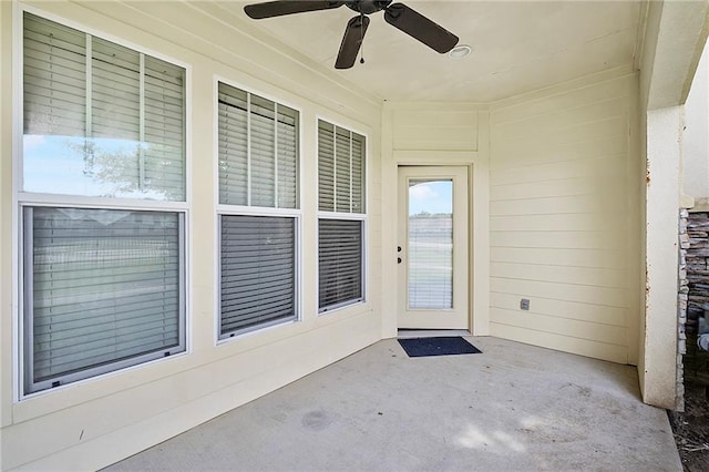 8000 Stonelake Village Ave Unit 406, Baton Rouge, LA 70820 - entrance to property with ceiling fan and a patio area