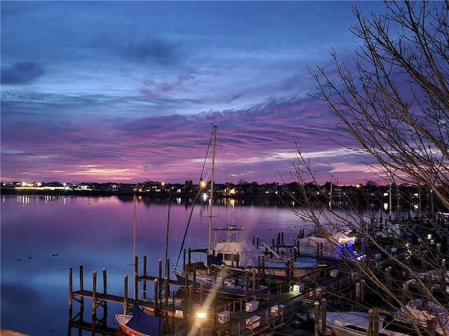 1244 Harbor Dr Unit 321, Slidell, LA 70458 - dock area with a water view and boat lift