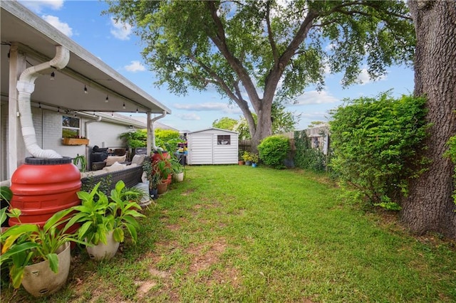 1213 Focis St, Metairie, LA 70005 - fenced backyard with a storage unit
