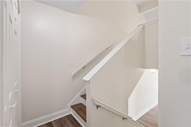 34 Chamale Cv Unit 34, Slidell, LA 70460 - staircase with wood finished floors and baseboards