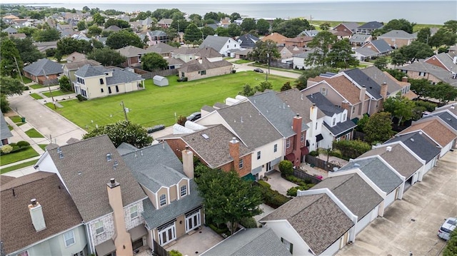 3739 N Hullen St, Metairie, LA 70002 - aerial perspective of suburban area featuring a large body of water