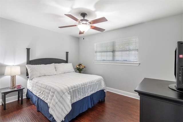 1200 Waltham St, Metairie, LA 70001 - bedroom featuring dark wood finished floors and a ceiling fan