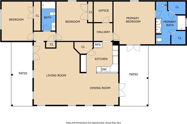 22562 2nd St, Mandeville, LA 70471 - view of room layout