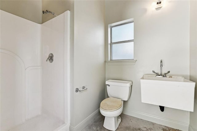 142 Colony Rd, Belle Chasse, LA 70037 - full bathroom featuring baseboards and a shower stall