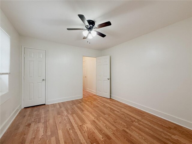 134648 S Dilton St, Metairie, LA 70003 - unfurnished bedroom featuring light wood finished floors and ceiling fan