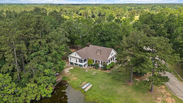 126 Gemstone Dr, Franklinton, LA 70438 - aerial view of property and surrounding area featuring a forest