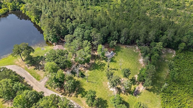 126 Gemstone Dr, Franklinton, LA 70438 - bird's eye view of a large body of water and a heavily wooded area