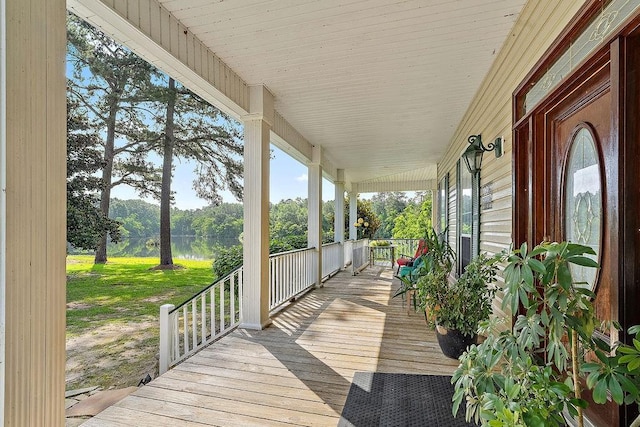 126 Gemstone Dr, Franklinton, LA 70438 - view of wooden porch