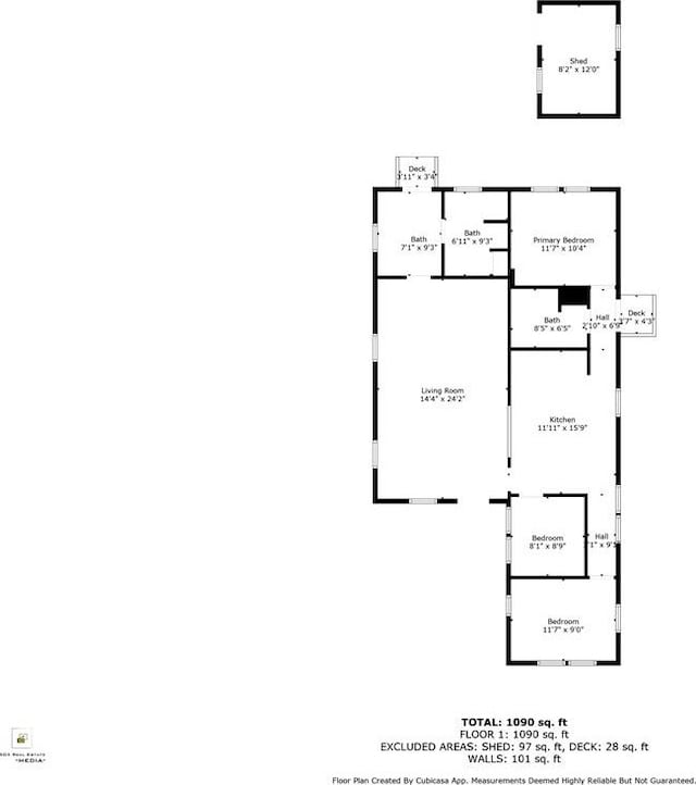 564 Mathew St, Lafitte, LA 70067 - view of floor plan / room layout