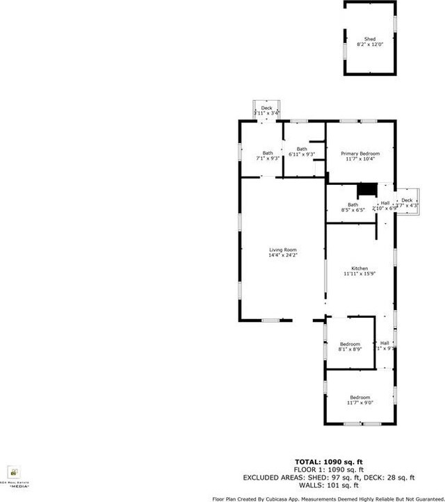 564 Mathew St, Lafitte, LA 70067 - view of floor plan / room layout