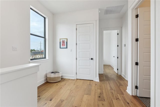 810 N Roman St, New Orleans, LA 70116 - corridor with light wood-style floors