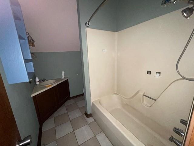 14151 W Hoffman Rd, Hammond, LA 70403 - full bath with tile patterned floors, shower / tub combination, and vanity