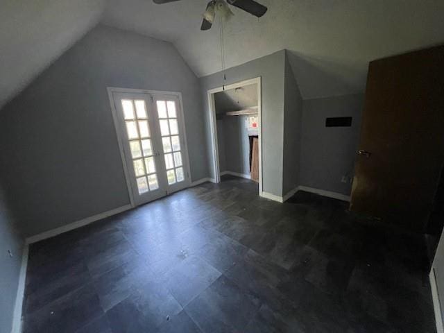 14151 W Hoffman Rd, Hammond, LA 70403 - additional living space with lofted ceiling and ceiling fan