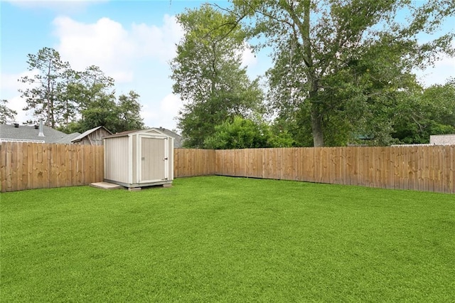 2311 Jay St, Slidell, LA 70460 - fenced backyard featuring a storage shed