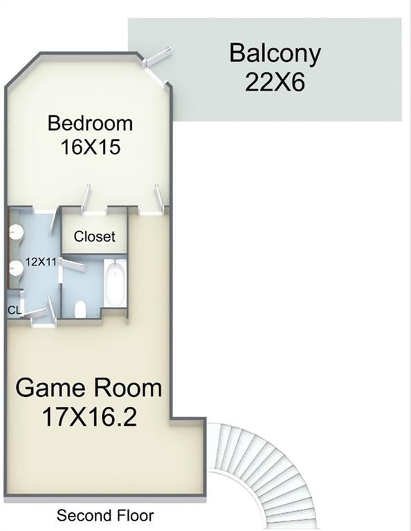 154 Primrose Dr, Belle Chasse, LA 70037 - view of room layout