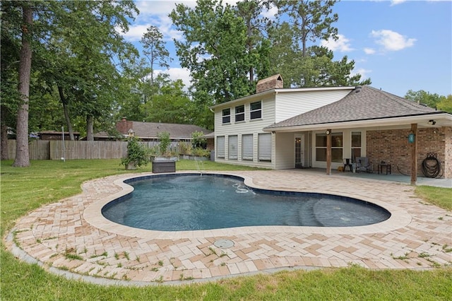 426 Devon Dr, Mandeville, LA 70448 - view of swimming pool featuring a patio area