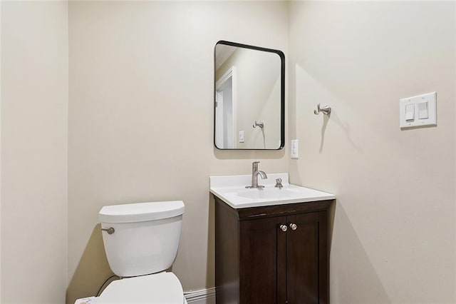 7320 General Haig St, New Orleans, LA 70124 - half bathroom featuring vanity and toilet