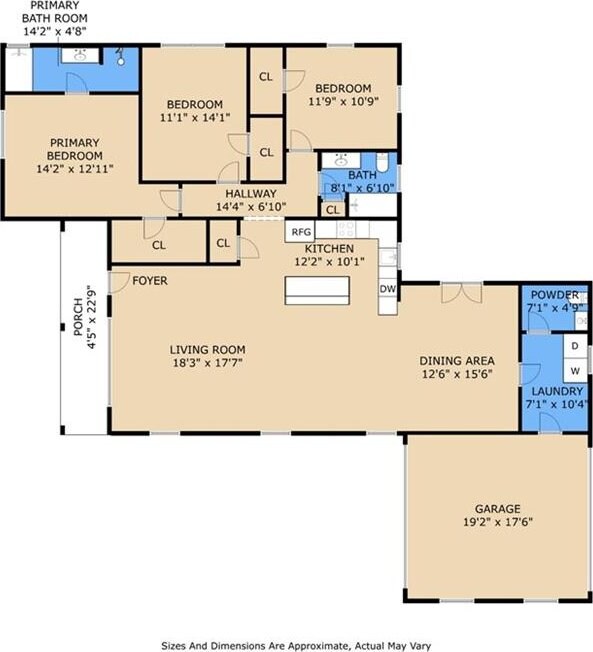 7320 General Haig St, New Orleans, LA 70124 - view of home floor plan