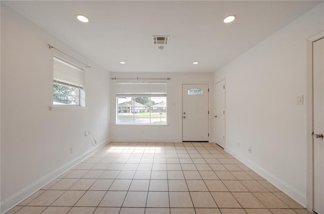 2808 Transcontinental Dr, Metairie, LA 70006 - foyer entrance featuring recessed lighting and light tile patterned floors