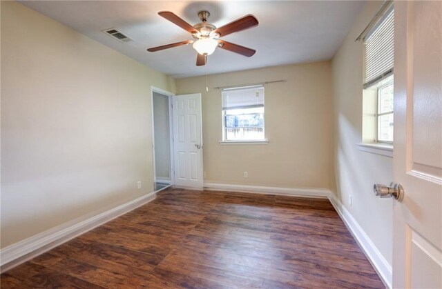 2808 Transcontinental Dr, Metairie, LA 70006 - unfurnished room featuring wood finished floors and ceiling fan