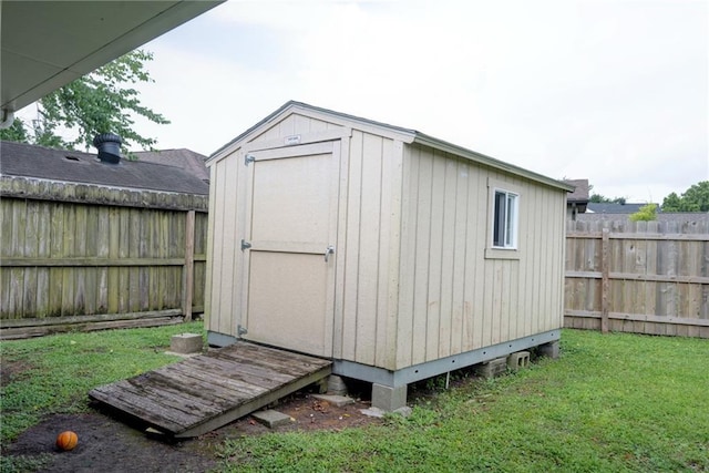 2808 Transcontinental Dr, Metairie, LA 70006 - view of shed with a fenced backyard