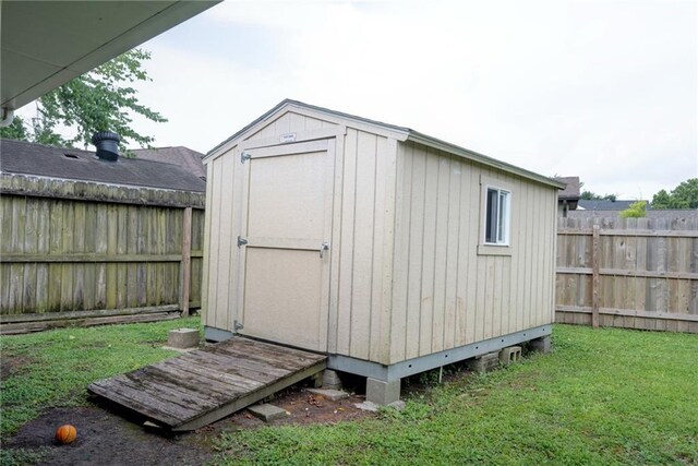 2808 Transcontinental Dr, Metairie, LA 70006 - view of shed with a fenced backyard