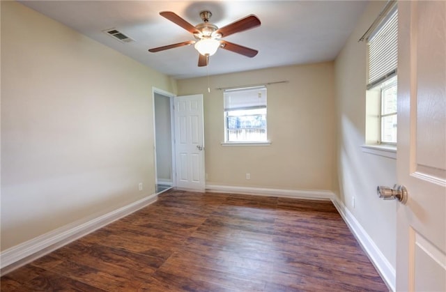 2808 Transcontinental Dr, Metairie, LA 70006 - unfurnished room with wood finished floors and ceiling fan