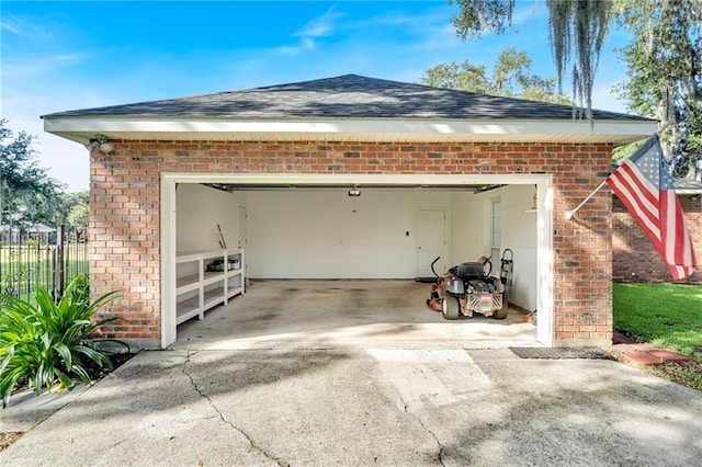 147 Jesuit Bend Dr, Belle Chasse, LA 70037 - garage with concrete driveway