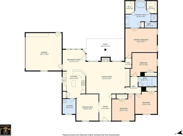 147 Jesuit Bend Dr, Belle Chasse, LA 70037 - view of room layout