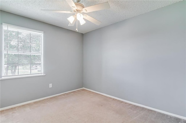 101 Wilbourn Blvd Unit 102, Lafayette, LA 70506 - spare room with light carpet, a textured ceiling, and ceiling fan