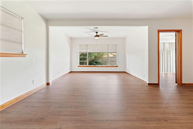 1709 Francis Ave, Metairie, LA 70003 - unfurnished room with wood finished floors and ceiling fan