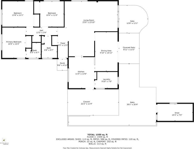 1709 Francis Ave, Metairie, LA 70003 - view of floor plan / room layout