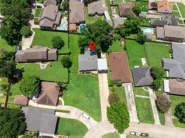 4000 Kawanee Ave, Metairie, LA 70002 - aerial view of property's location with nearby suburban area and a pool area