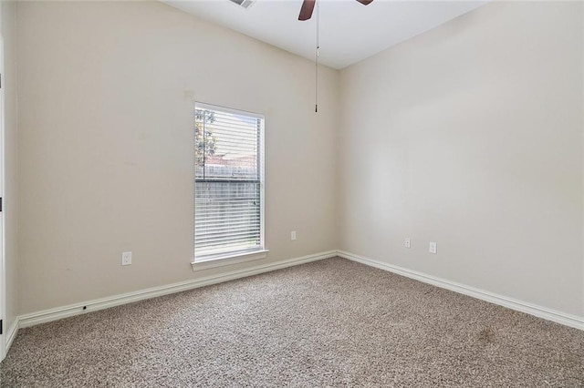230 Delta Dr, Mandeville, LA 70448 - spare room with carpet floors and a ceiling fan