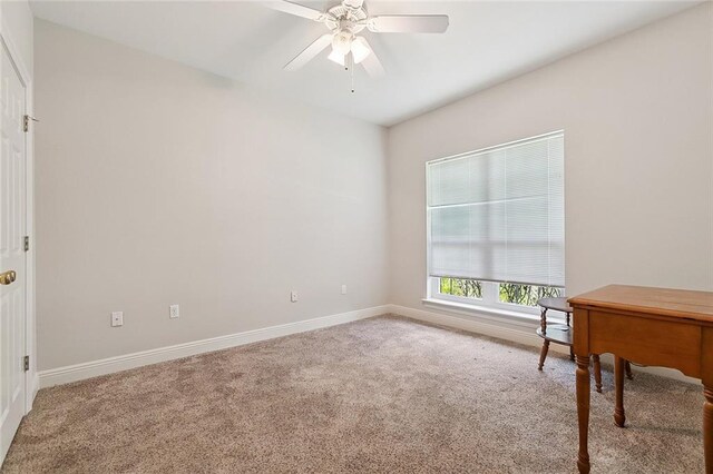 178 Colony Rd, Belle Chasse, LA 70037 - unfurnished bedroom with carpet floors and ceiling fan