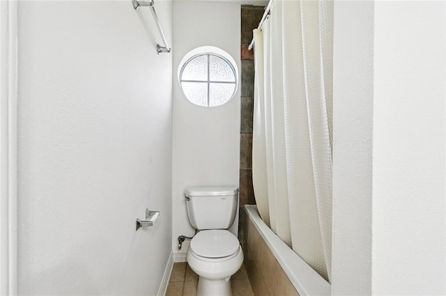 205 Timber Ridge Dr, Slidell, LA 70460 - full bathroom featuring tile patterned flooring and shower / bathtub combination with curtain