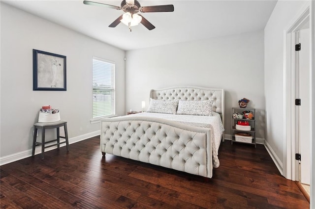 42030 Wood Ave, Ponchatoula, LA 70454 - bedroom with wood finished floors and ceiling fan