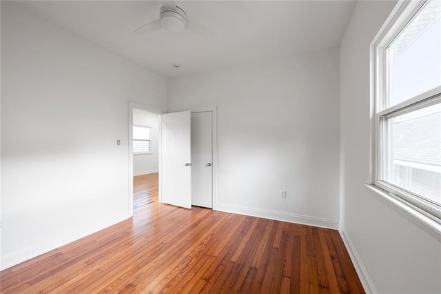 5624-5626 Annunciation St, New Orleans, LA 70115 - empty room with light wood-type flooring and a ceiling fan