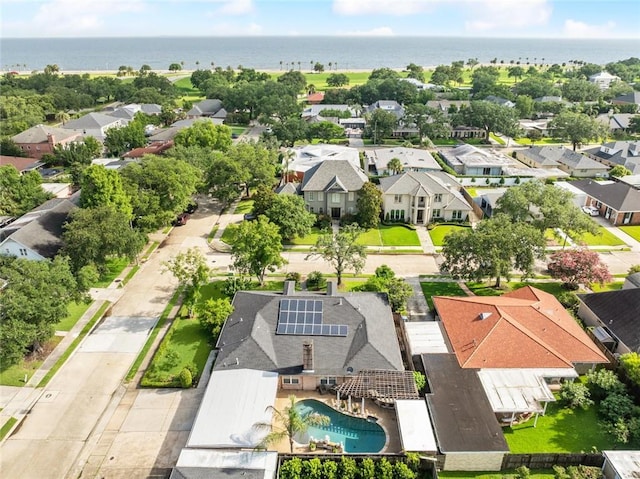 700 Crystal St, New Orleans, LA 70124 - aerial perspective of suburban area with a nearby body of water