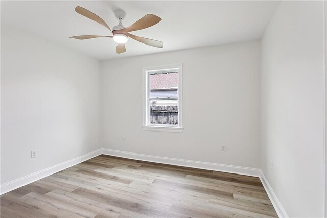3009 Sundorn St, Jefferson, LA 70121 - spare room featuring wood finished floors and ceiling fan
