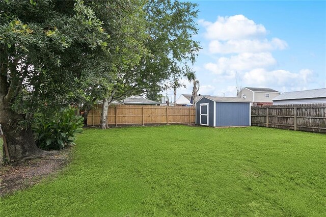 3009 Sundorn St, Jefferson, LA 70121 - fenced backyard featuring a shed