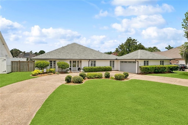 33 Rosedown Dr, Destrehan, LA 70047 - ranch-style home with concrete driveway and an attached garage