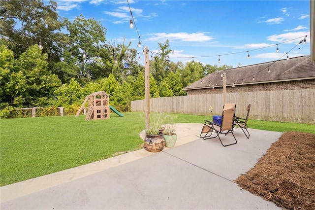 17509 Waterloo Dr, Baton Rouge, LA 70817 - view of patio / terrace with a playground