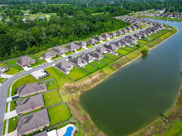 17509 Waterloo Dr, Baton Rouge, LA 70817 - aerial view of residential area featuring a nearby body of water