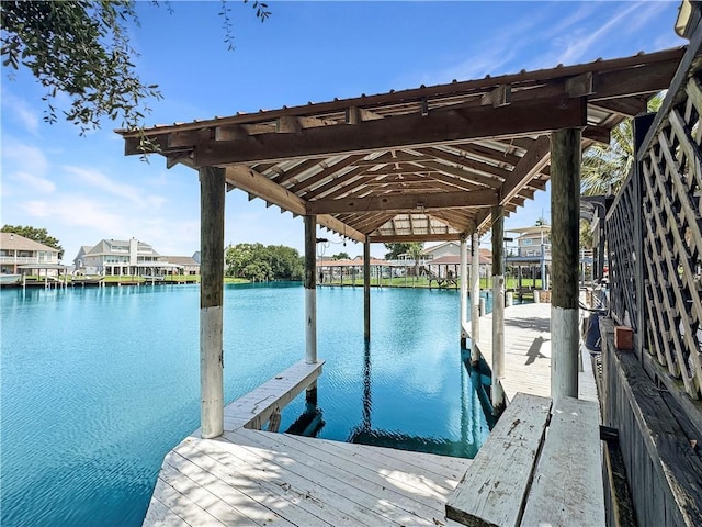 4230 Murano Rd, New Orleans, LA 70129 - dock featuring a water view
