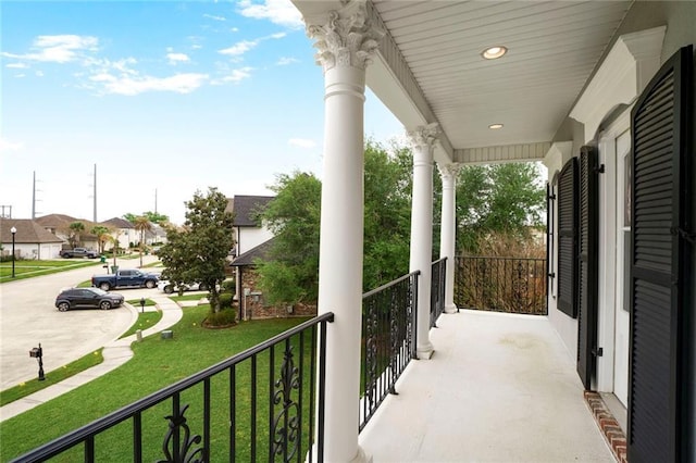 601 Ferriday Ct, Harahan, LA 70123 - covered porch with a residential view