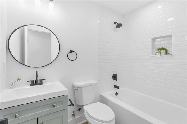 540 Ruth Dr, Westwego, LA 70094 - bathroom featuring vanity and bathtub / shower combination