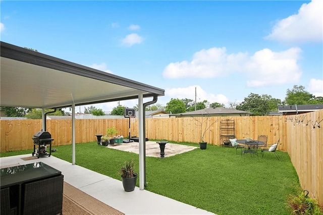 713 N Lester Ave, Metairie, LA 70003 - fenced backyard with a patio area