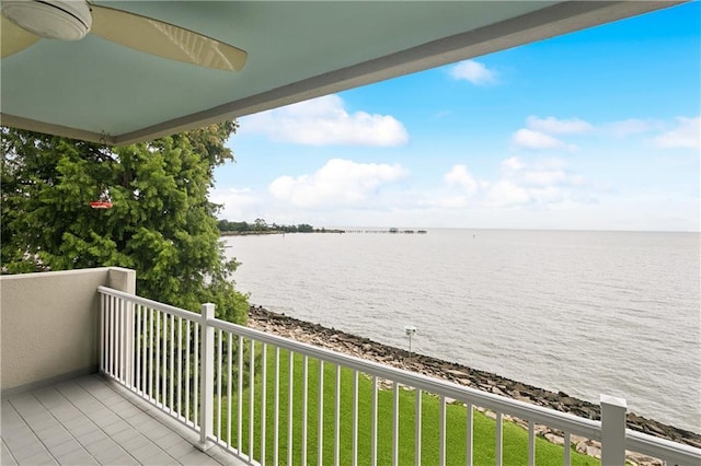105 Mariners Is Unit 105, Mandeville, LA 70448 - balcony featuring a water view